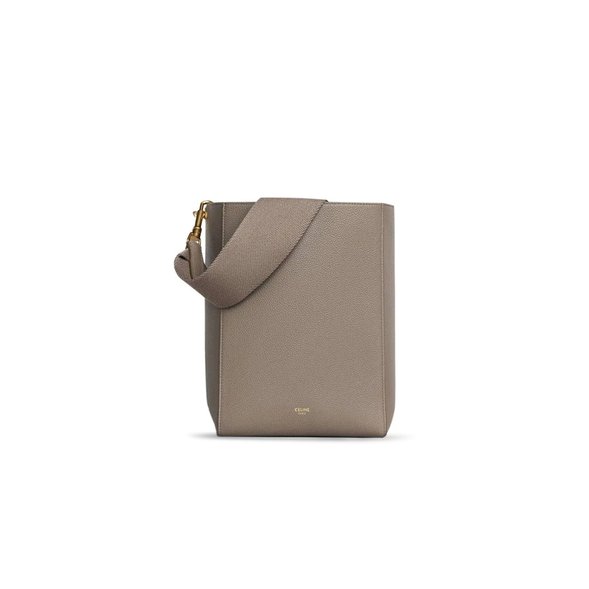 Ce**e small bucket bag in sangle seau pebbled calfskin 189303ah4.18tp (25*18*12cm)